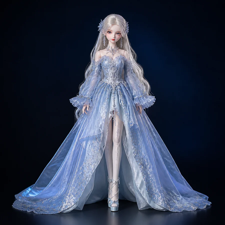 Whispers of Winter: Artisan Collectible Doll